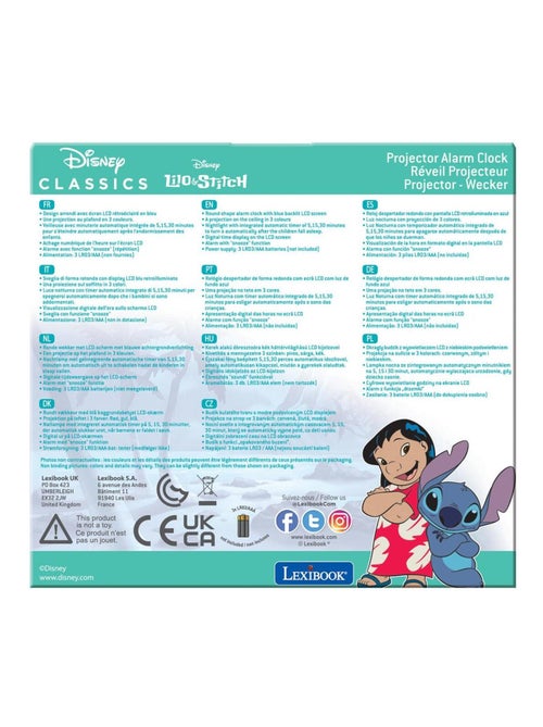 Réveil projecteur stitch - Kiabi Réveil projecteur stitch - Kiabi