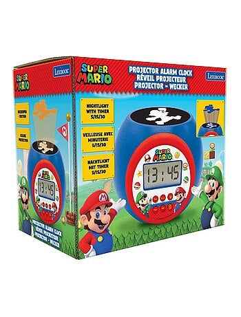 Réveil projecteur super mario