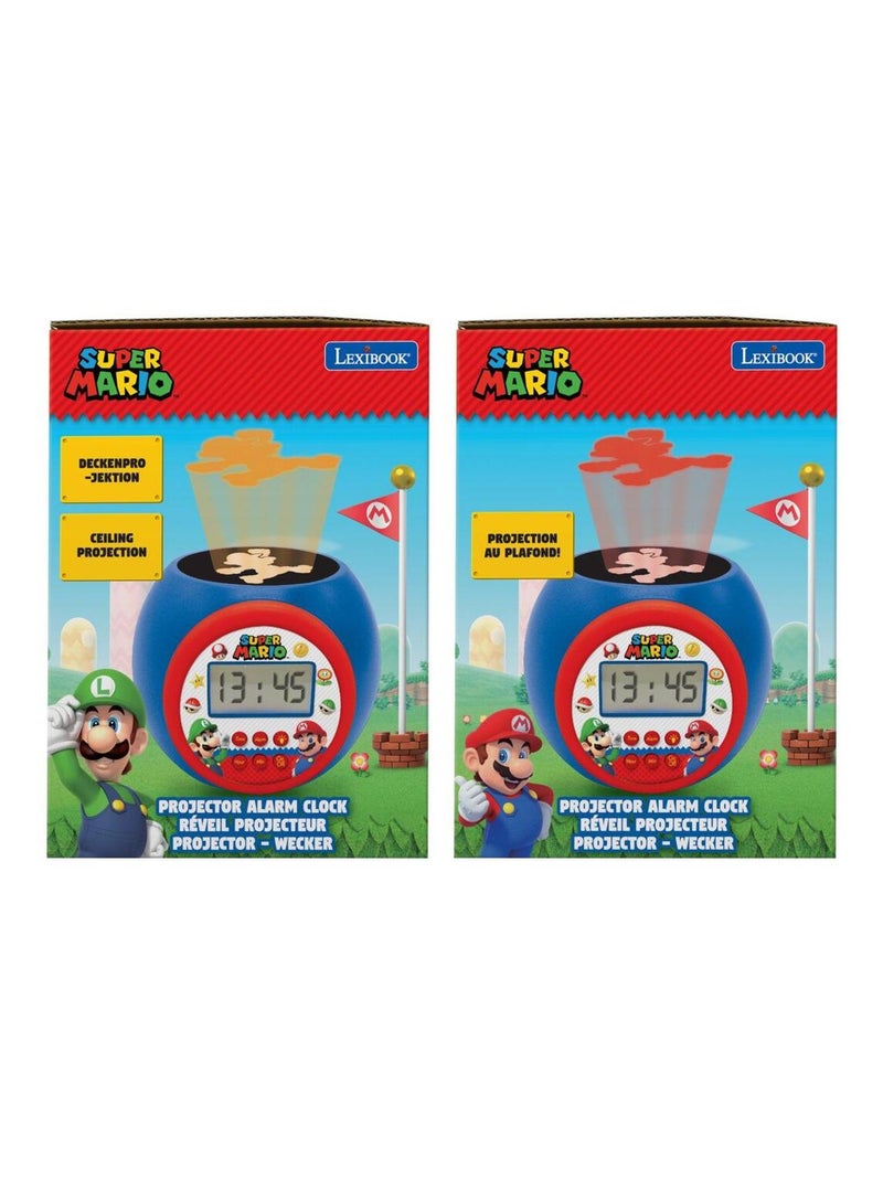 Réveil projecteur super mario Bleu - Kiabi