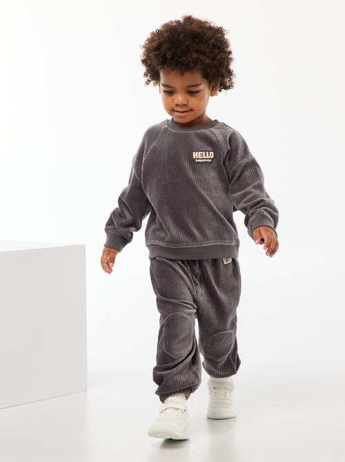 Ribbroek met elastische tailleband - Kiabi