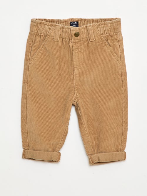 Ribbroek met paperbagtaille - Kiabi