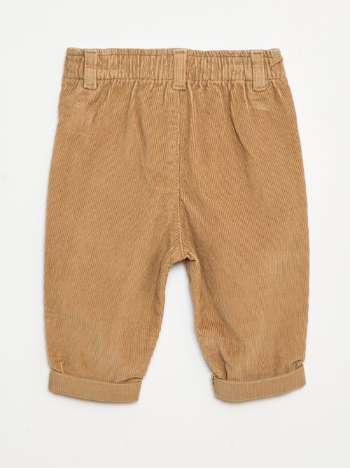 Ribbroek met paperbagtaille - Kiabi