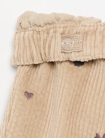 Ribfluwelen broek 'Disney' 'Minnie'