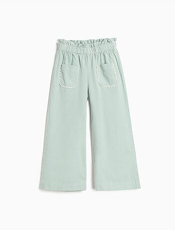 Ribfluwelen culotte broek, mo fashion