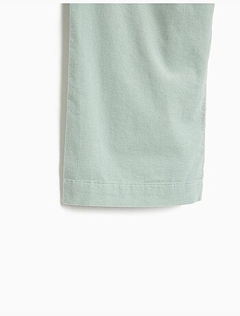 Ribfluwelen culotte broek, mo fashion