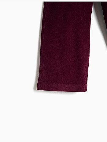 Ribfluwelen culotte broek, mo fashion