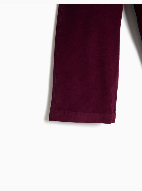 Ribfluwelen culotte broek, mo fashion - Kiabi
