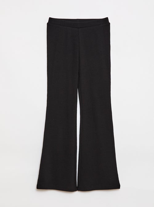 Ribfluwelen flared legging - Kiabi