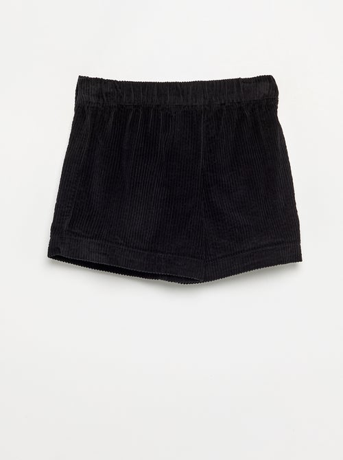 Ribfluwelen rokje-short - Kiabi Ribfluwelen rokje-short - Kiabi