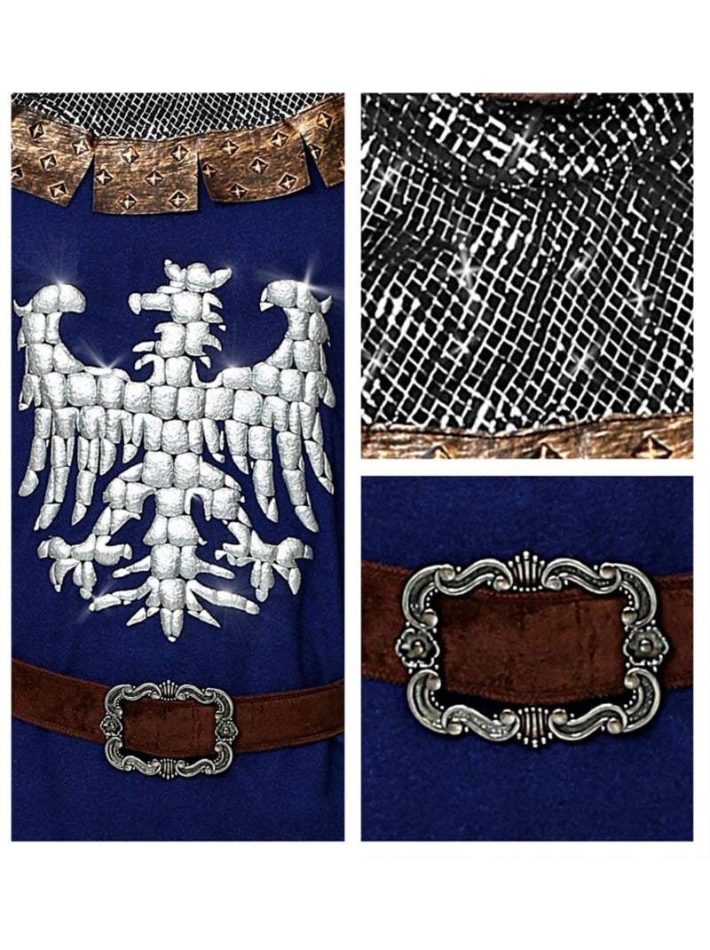 Ridderkostuum met adelaarsmantel en cape Multicolor - Kiabi