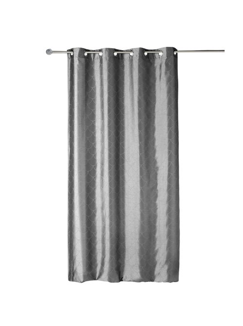 Rideau  - Effet soie motif écaille - Kiabi