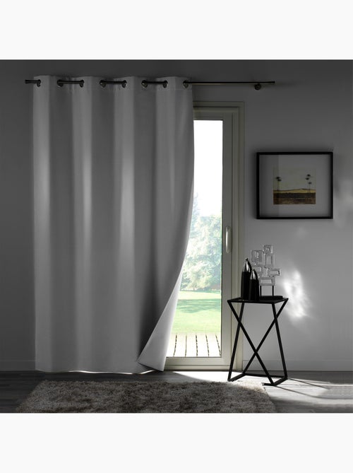 Rideau 100% occultant en microfibre - Kiabi