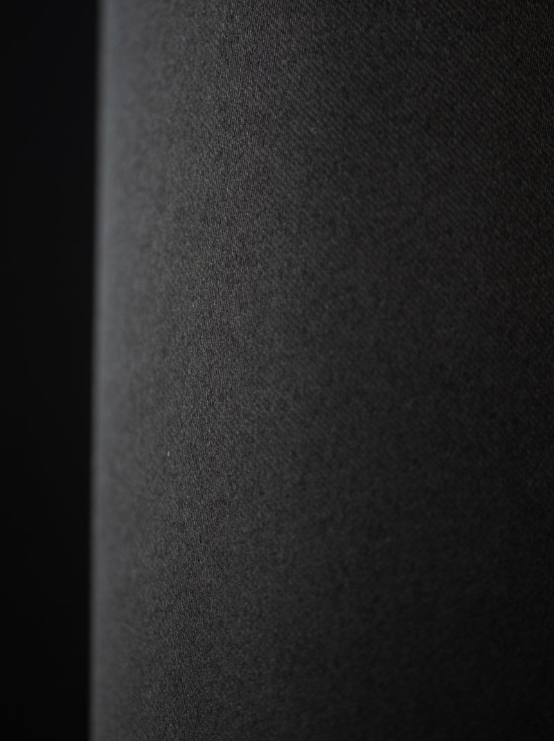 Rideau 100% occultant ignifugé m1 noir Noir - Kiabi