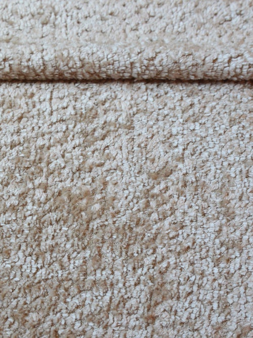 Rideau à oeillets chenille  - effet peluche - Kiabi