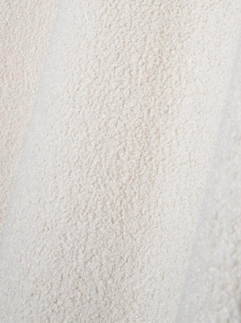 Rideau à oeillets doux  - effet bouclette Bois naturel - Kiabi