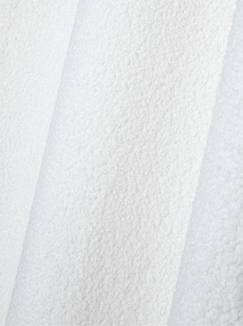 Rideau à oeillets doux  - effet bouclette - Kiabi