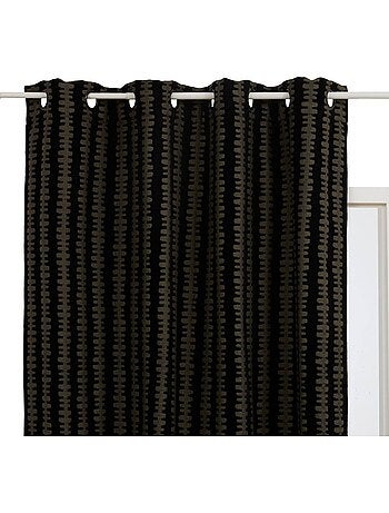 Rideau à oeillets en tissu chenille nyero