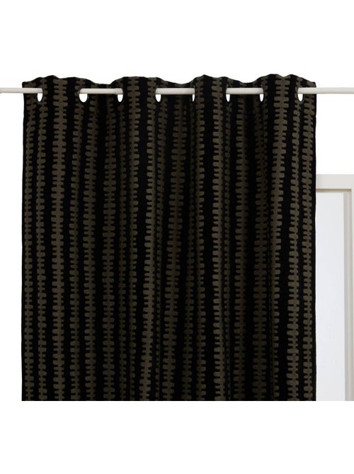 Rideau à oeillets en tissu chenille nyero - Kiabi Rideau à oeillets en tissu chenille nyero - Kiabi