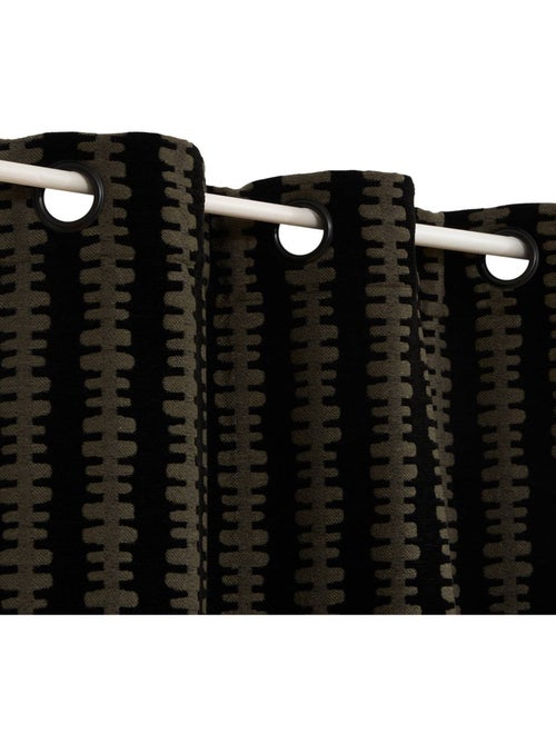 Rideau à oeillets en tissu chenille nyero - Kiabi Rideau à oeillets en tissu chenille nyero - Kiabi