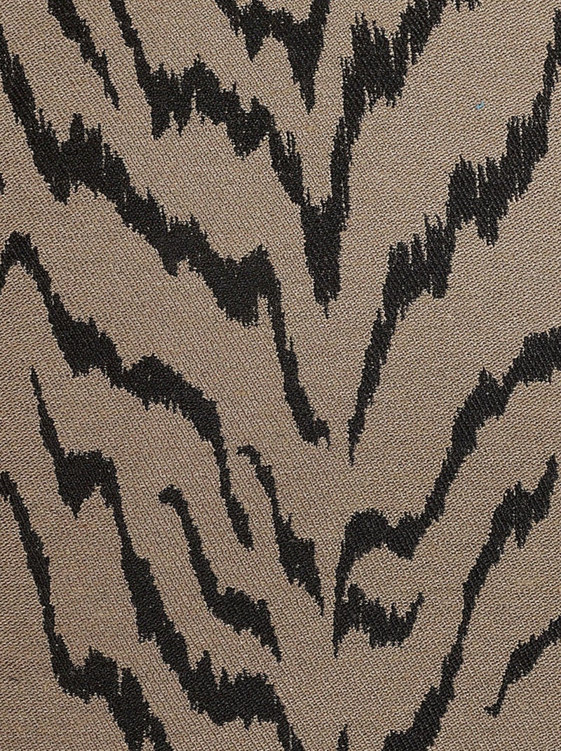 Rideau à Oeillets Tigre Marron tabac - Kiabi