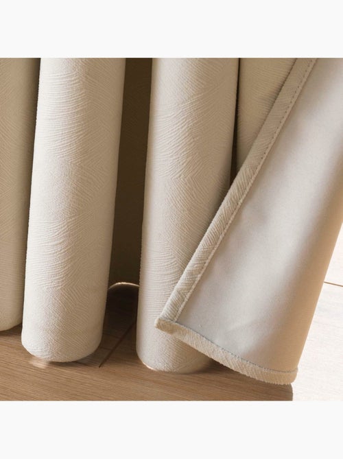 Rideau à œillets – velours texturé – 100 % occultant - léonie - Kiabi Rideau à œillets – velours texturé – 100 % occultant - léonie - Kiabi