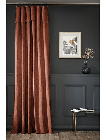 Rideau ajustable sixtine – coton flammé- sixtine