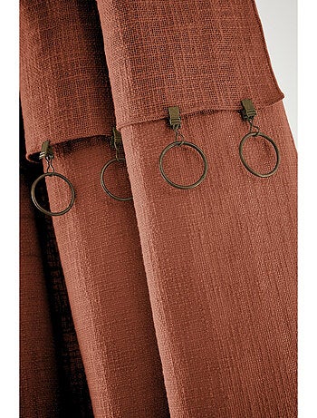 Rideau ajustable sixtine – coton flammé- sixtine