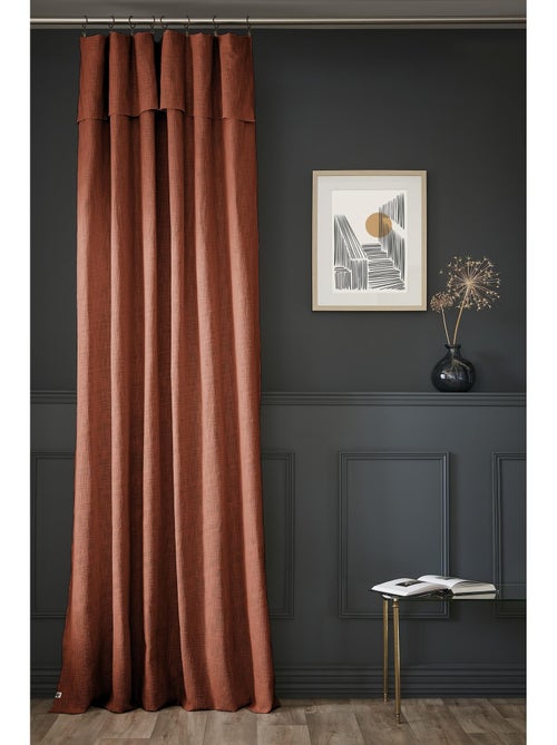 Rideau ajustable sixtine – coton flammé- sixtine - Kiabi Rideau ajustable sixtine – coton flammé- sixtine - Kiabi
