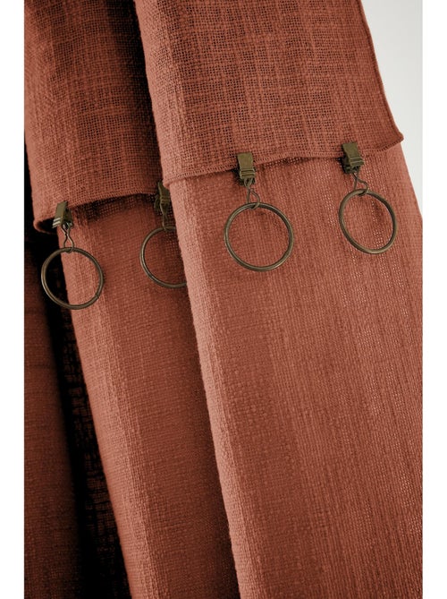 Rideau ajustable sixtine – coton flammé- sixtine - Kiabi Rideau ajustable sixtine – coton flammé- sixtine - Kiabi