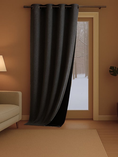 Rideau anti-froid doublé polaire - Kiabi