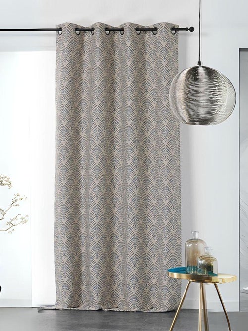 Rideau art décoratif en jacquard - Kiabi