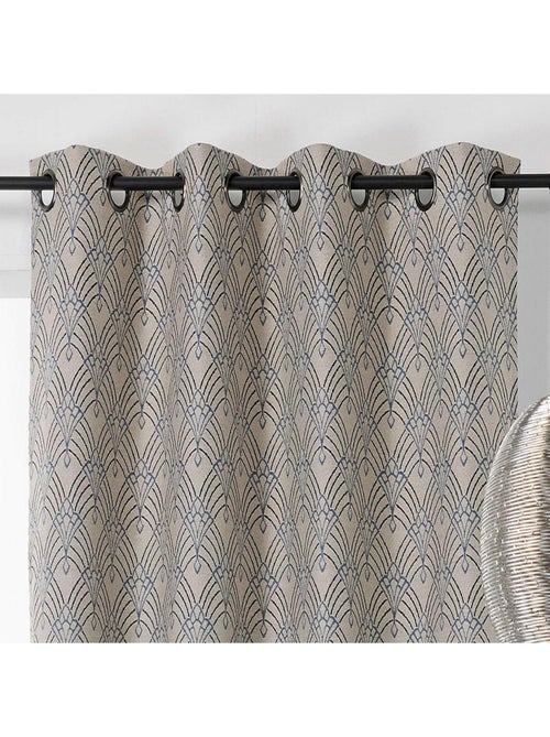 Rideau art décoratif en jacquard - Kiabi