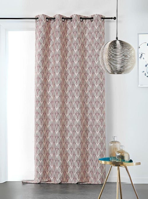 Rideau art décoratif en jacquard - Kiabi