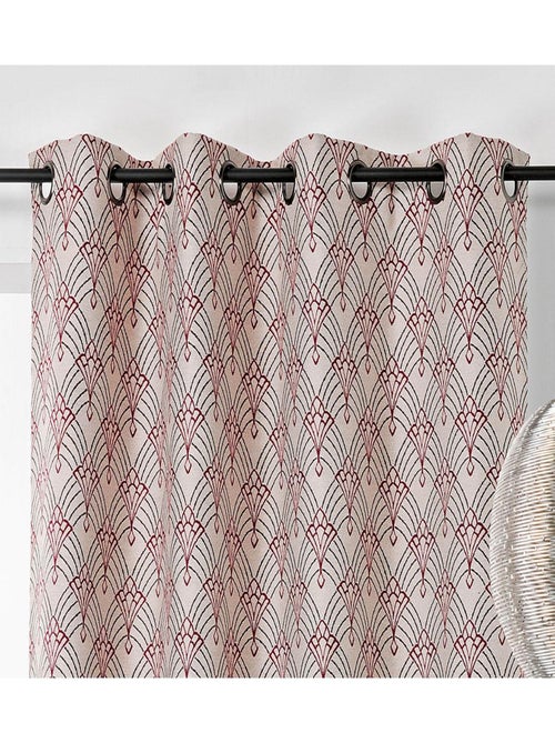 Rideau art décoratif en jacquard - Kiabi