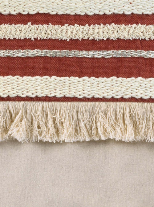 Rideau au top tissé et frangé - Kiabi