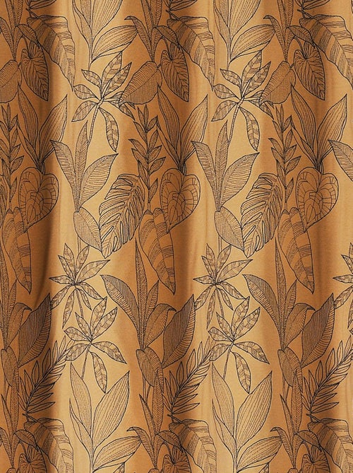 Rideau aux feuilles stylisées - Kiabi