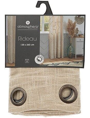 Rideau brodé INCA