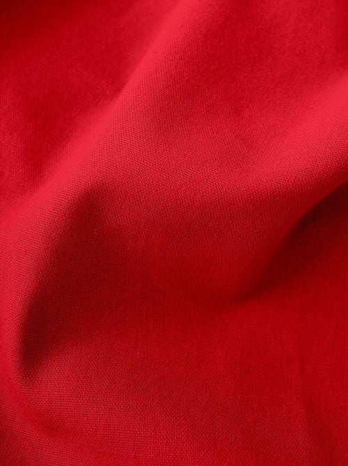 Rideau coloré en pur coton 8 œillets - Kiabi