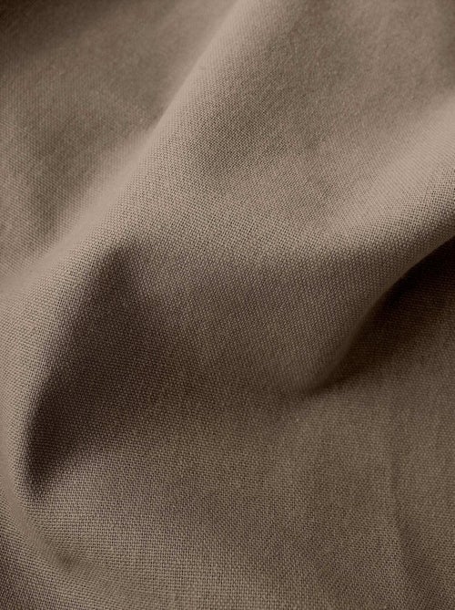Rideau coloré en pur coton 8 œillets - Kiabi