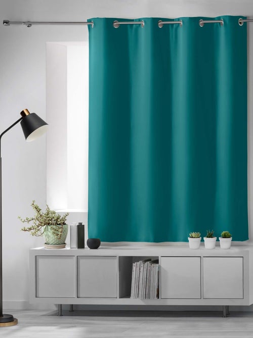 Rideau court obscurcissant 90 % adapté radiateur - Kiabi
