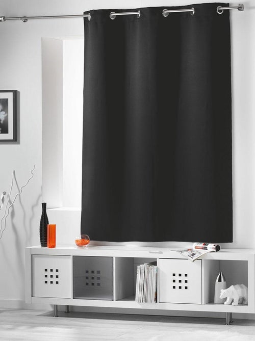 Rideau court obscurcissant 90 % adapté radiateur - Kiabi