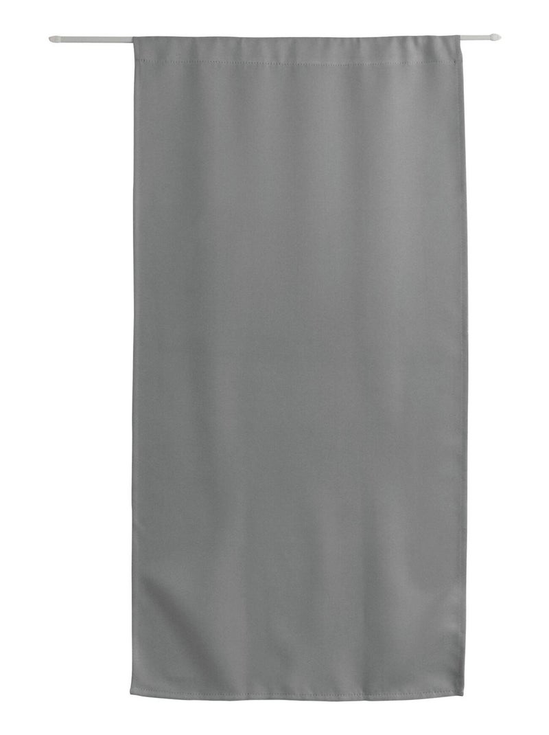Rideau de porte occultant Gris clair - Kiabi