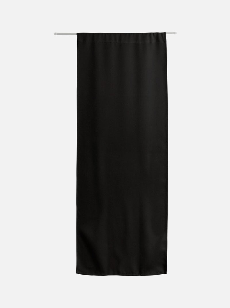 Rideau de porte occultant Noir - Kiabi