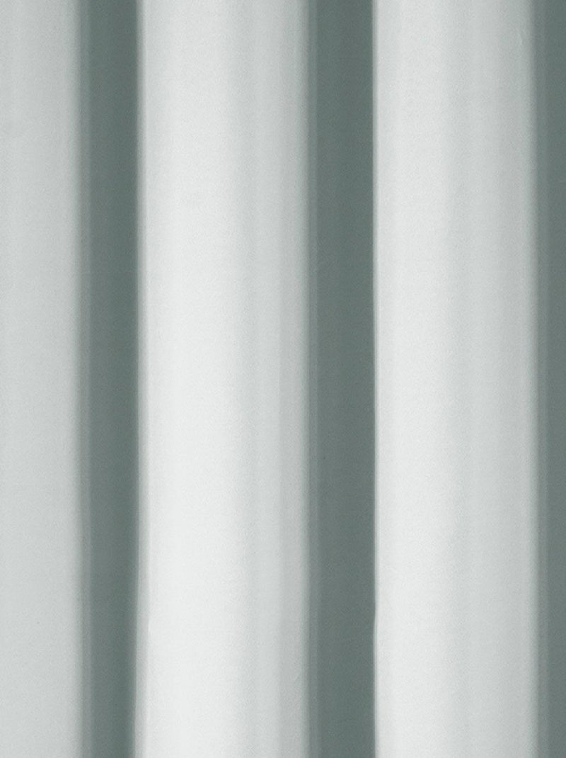 Rideau déco uni occultant et thermique Gris perle - Kiabi