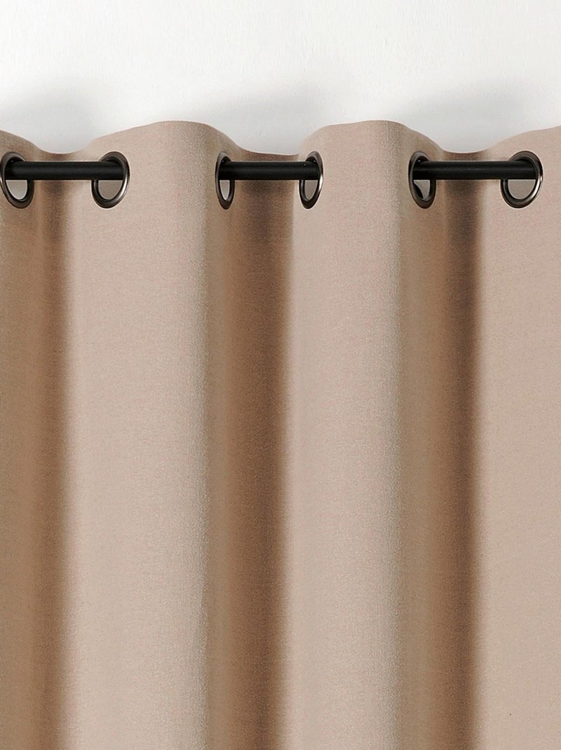Rideau en 100% lin libeccio Beige - Kiabi