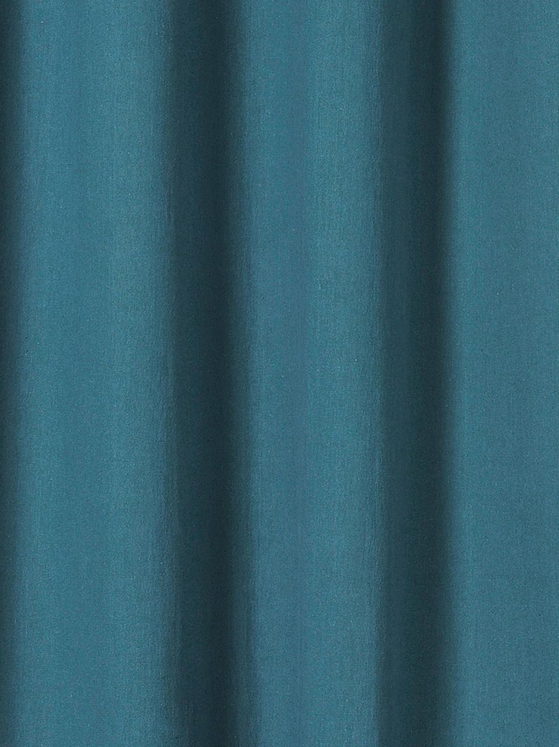Rideau en 100% lin libeccio Bleu - Kiabi