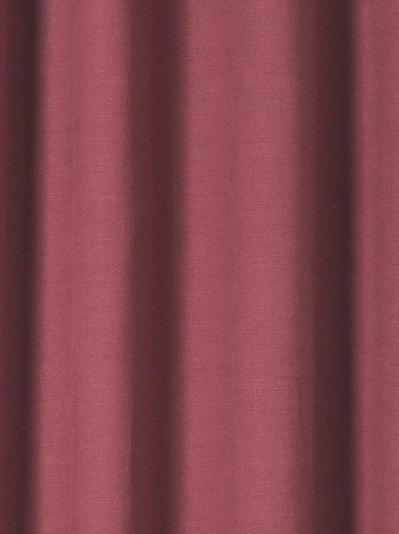 Rideau en 100% lin libeccio Bordeaux - Kiabi