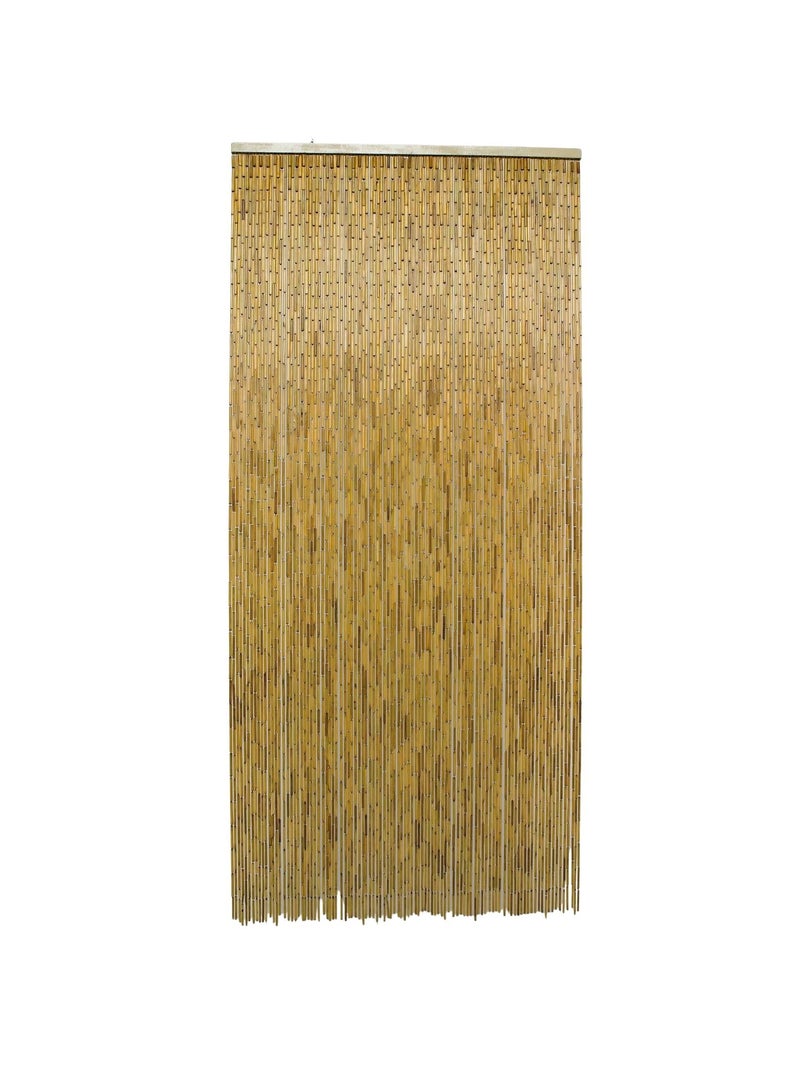 Rideau en bâtonnet de bambou vernis Bois naturel - Kiabi