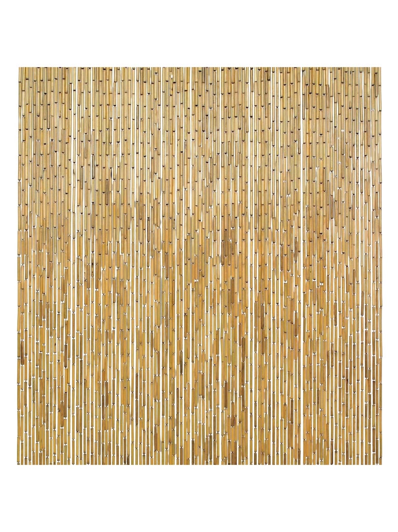 Rideau en bâtonnet de bambou vernis Bois naturel - Kiabi