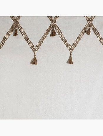 Rideau en coton et jute CARMEN